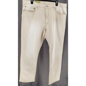 Goodfellow & Co Men's 33W x 32L Premium Light Brown Slim‎ Lightweight Denim New